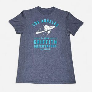 Navy blue los Ang Griffith observatory California width 19in & length 26in